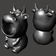 PHOTO4.png CUTE BIG MOUTH COW PLANTER - KEY HOLDER (2 VERSIONS)