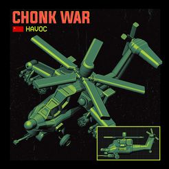Cover_Havoc.jpg STL file CHONK WAR - Mi-28 HAVOC・3D print model to download