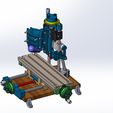 bandicam-2023-04-23-21-34-59-488.jpg Drilling and Milling Stand for Drilling Machine_Motor V1.0