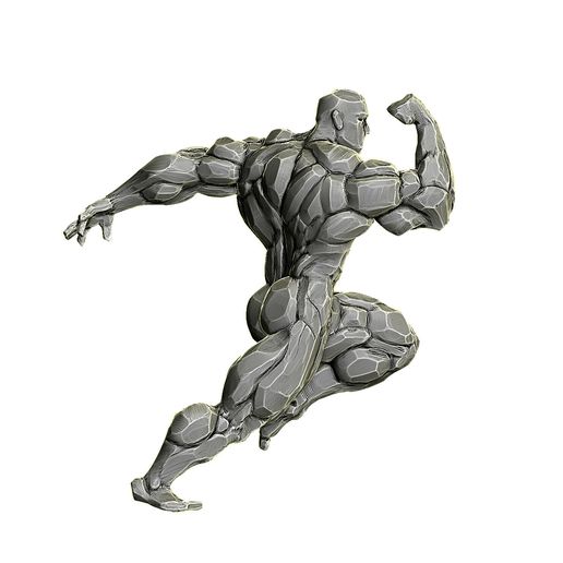 STL file Slab Man Comic Manga Character. 👨 (OBJ)・3D printer design to ...
