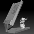 Preview14.jpg Star Wars Phone Holder - Darth Vader and Baby Yoda - 2 for 1 3D print model