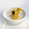 Render.jpg Pistachio squirrel container with double bottom for shells