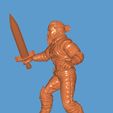 20200811_100036.jpg Free STL file Swordman DnD・Design to download and 3D print