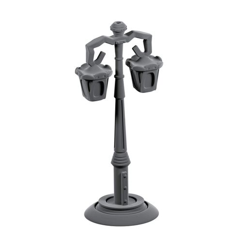 Lamp-Post-d1-C.jpg Уличные фонари в стиле гримдарк и киберпанк в стиле Sci Fi