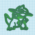 611-Fraxure.png Pokemon: Fraxure Cookie Cutter