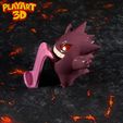 4.jpg GENGAR - SUPPORTO PER SMARTPHONE - FACILE DA STAMPARE - SENZA SUPPORTI