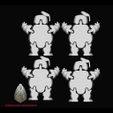 Puffies2.jpg Stay Puft Marshmallow Man Flexi 3d digital download