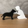 IMG-20240322-WA0146.jpg Boy and his American Bully for 3D printer or laser cut