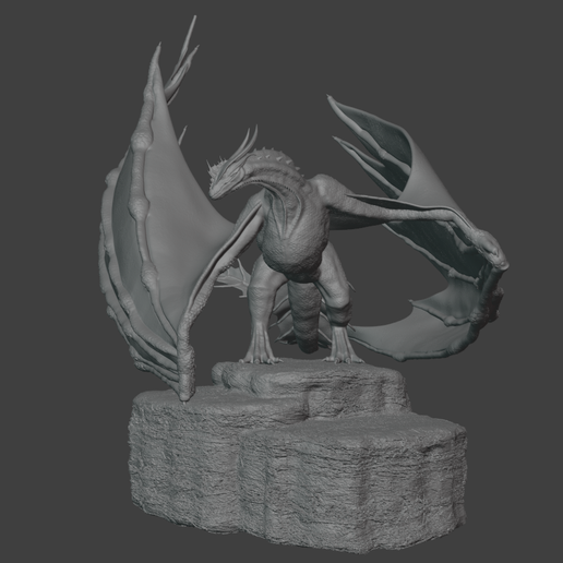 STL file Moondancer Dragon figure 🐉 ・3D printable design to download・Cults