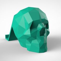untitled.257.jpg STL file Skull mobile support・3D print design to download