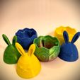 easter-egg-bunny-open-bag-v2-8.jpg Easter Bunny Surprise Egg, Open box adn decor, no support, one go, Ready to Print, 3D STL, 3MF File Digital Download 2 projetcs