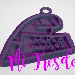 monigote-2-capt.jpg STL file FLORK KEY RING WITH POSTER 2・3D print design to download