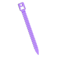 WIDE_SCREW.STL Archivo STL gratis Lazos del cable・Diseño imprimible en 3D para descargar