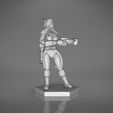 female_ranger-front_perspective.556.jpg ELF RANGER FEMALE CHARACTER GAME FIGURES 3D print model
