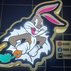 Lampe Bugs Bunny, SJS3D