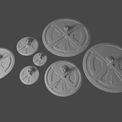 Base-Pack.png Starship 4-arc Bases, Offset Pegs
