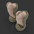 untitled.206.png 1 3d shoes / model for bjd doll / 3d printing / 3d doll / bjd / ooak / stl / articulated dolls / file
