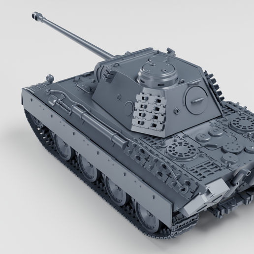 2.png Panzer V Panther Ausf.D + 3 Tankmen (Germany, WW2)