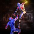 6.jpg Fan art Spiderverse - Spiderman Miles Morales vs Spiderman 2099 - statue