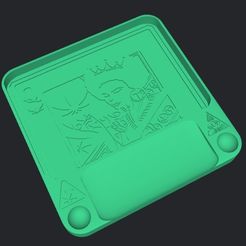 Captura-de-Pantalla-2023-03-16-a-las-23.52.49.jpg Fichier STL MEILLEUR PLATEAU ROULANT...PLATEAU DE DÉSHERBAGE GRINDERKING ...PLATEAU DE DÉSHERBAGE 180X180X18MM IMPRESSION FACILE IMPRESSION SANS SUPPORT PRÊT À IMPRIMER ,,,,SUPPORT DE DÉSHERBAGE・Modèle à imprimer en 3D à télécharger