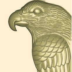 z9_副本_副本.jpg Free STL file eagle relief model 3d stl for cnc・3D print object to download