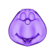 Face.stl Fichier STL gratuit Cogsworth - La Belle et la Bête・Objet pour impression 3D à télécharger