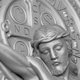 jesus_31.jpg Jesus on the cross Benedictine Medal 3D model