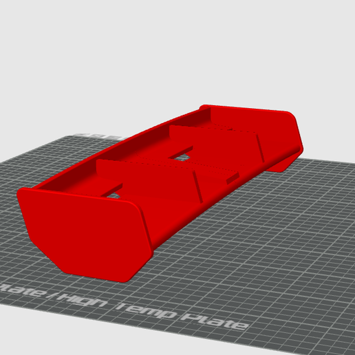 LOSI DBXL-E 2.0 REAR SPOILER WING 3D model