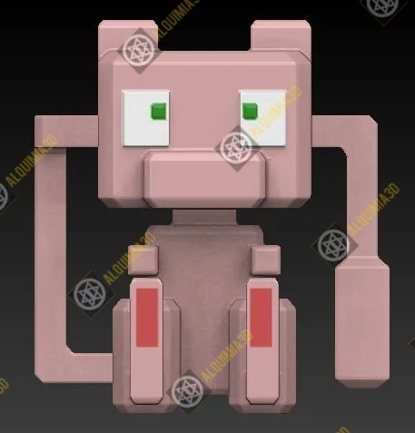 3d File Mew Mewtwo Pokemon Quest 3d Printer Design To Download Cults