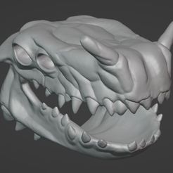 skull.jpg STL-Datei Subnautica Sea Dragon Skeleton・Design für 3D-Drucker zum herunterladen
