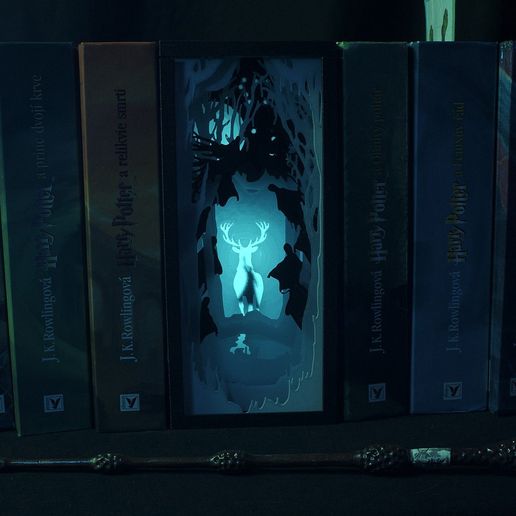 📚 Harry Potter Book Nook・Free 3D File for 3D printing・Cults