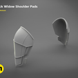 Main.png White shoulder armor – BLACK WIDOW 3D PRINT MODEL