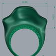 Ring02-C.png Polished Ring Collection | Timeless Jewelry | Everyday Wear | 3D Printable Ring Model | Jewelry Design-RA02-