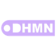 DHMN-keychain.stl DHMN Keychain