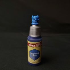 4.jpg Archivo STL Botella cuentagotas Color Swatch Topper - Modelo 3D (Cubo de pintura)・Objeto imprimible en 3D para descargar