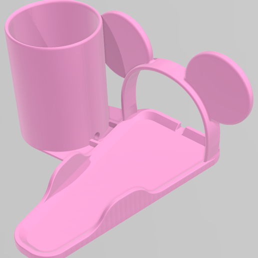 Glue Gun Holder Mouse Ears 3D model