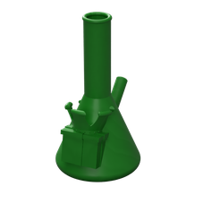 king-gift-beaker-bong-1.png STL file Beaker Bong Present Crown (king gift) 18CM・3D print object to download