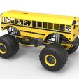10.jpg Diecast School bus Monster truck Scale 1:25