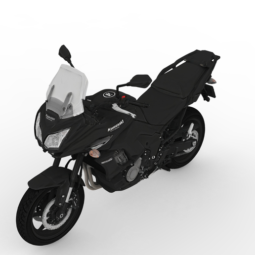 Kawasaki Versys 1000 2012 Adventure Sport Motorcycle – Detailed Miniature Model for Display & Easy Printing