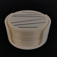 20200913_154556.jpg Free STL file Filament Insert Coaster Set 3D-PRINTABLE・3D printer model to download