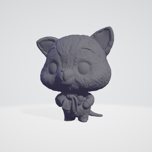Chumsley The Cat - Print-in-Place STL (Gabby’s Dollhouse Fan Art)