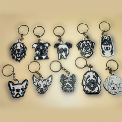 20230901_015549_0000-removebg-preview.png Free 3D file Dog Breed Key Rings・Object to download and to 3D print