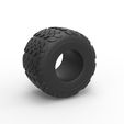 1.jpg 3D file Diecast Monster Jam tire 27 Scale 1:25・3D print design to download