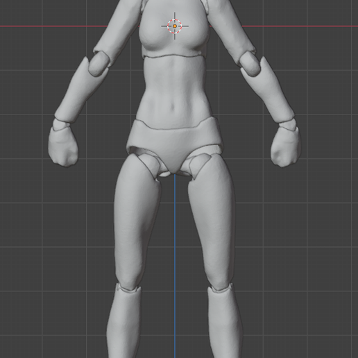 🩻 3D scan of FIGMA Archetype She Next・Free OBJ File for 3D