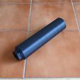 airsoft-gunwerx-6ix-rear.jpg Airsoft Gunwerx 6ix suppressor