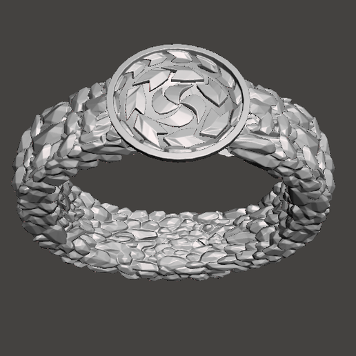 Bague Nibelungen Hilda De Polaris – Saint Seiya – Or – Fabrication Artisanale