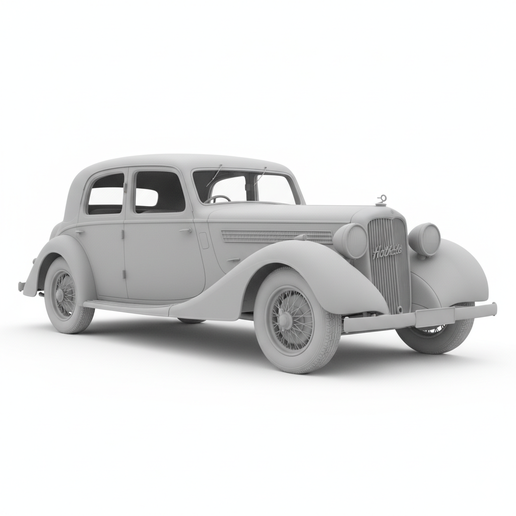 Hotchkiss 686 stance car STL, JDM car STL, jeep style STL, vehicle STL, cartoon car STL, car figurine STL, car wall art STL, lowered car STL, limousine STL, car model STL, concept car STL, car lamp STL, 2000s tuner car STL, formula car STL, pre supported