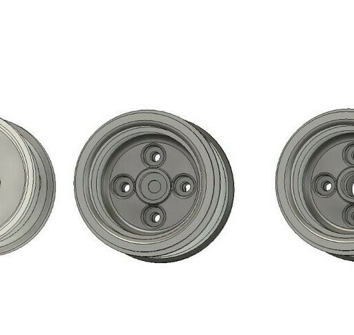 🐻 Rims for Marui Big Bear and Lunch Box tires・Free STL File for ・Cults
