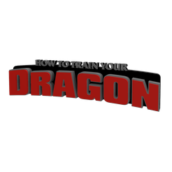 1.png STL-Datei 3D MULTICOLOR LOGO/SIGN - How to Train Your Dragon・Design für 3D-Drucker zum herunterladen