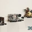 LOQIC CREATIVE SOLOUTIONS Wall Mount for LEGO Star Wars Diorama Collection Trench Run 75329 75339 75330
